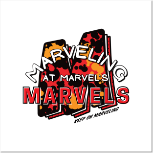 Marveling Crackle Logo Posters and Art